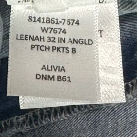 Paige Women's Alivia leenah 32' High Rise Ankle Wide Leg Jeans Size 31 NWT
